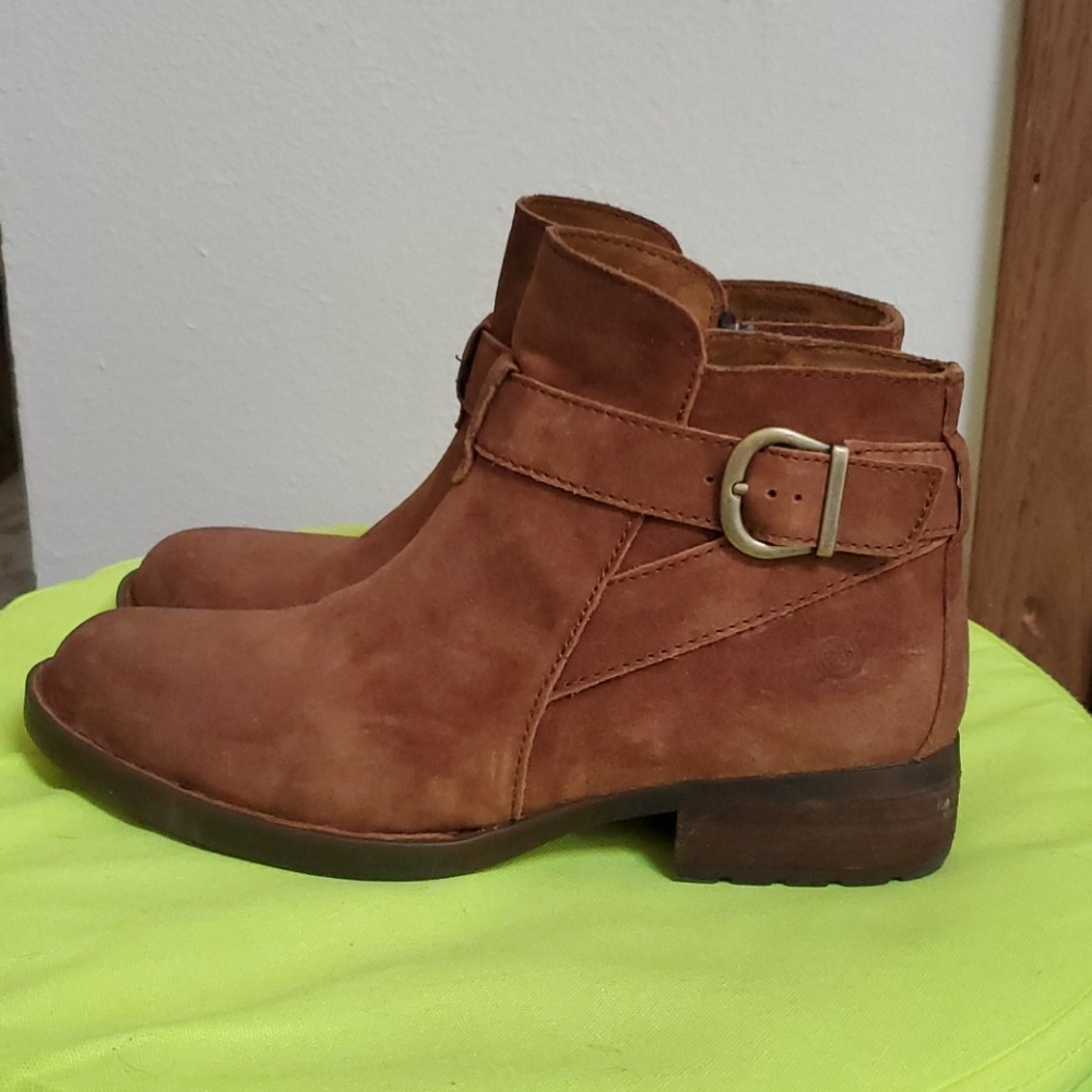 Born Suede/Leather Booties
